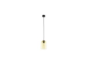 Lampa wisząca z żółtym, szklanym kloszem na 1xE27 MOLLY YELLOW 1 10297 TK Lighting