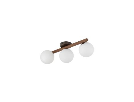 Lampa sufitowa do salonu ESTERA WOOD ORZECH, szklane klosze na G9 10271 TK Lighting