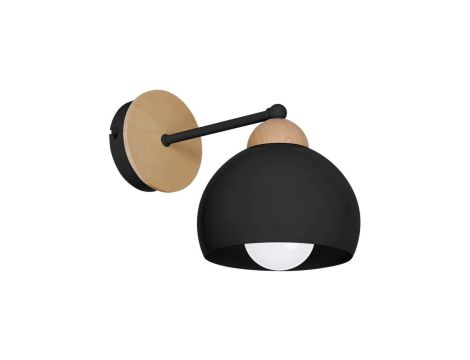 Lampa wisząca czarno-złota z gustownym abażurem z serii AMOS K-5281 Kaja Lighting