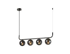 Lampa wisząca Alisa grafitowa smoked 4xE14 LP-005/4L grafit Light Prestige