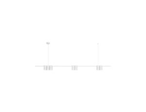 Lampa wisząca (listwa) GENESIS WHITE 7xGU10 ML0371 Milagro