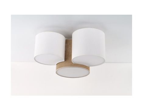 Lampa sufitowa boho z trzema kloszami MONA JUTA na E27 5907 TK Lighting