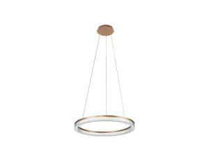 Lampa wisząca Midway Cristal duża triangle 1xLED LP-033/1P L GD Cristal Triangle Light Prestige