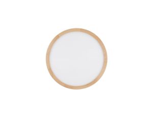 Lampa sufitowa okrągła z drewnianą obwódką średnica 50cm zmienna barwa AQUA WOOD BUK 45W LED 18008 TK Lighting