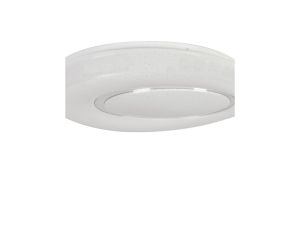 Lampa sufitowa Ibros duża CCT 1xLED czarna IP44 LP-7001/1C BK-93 24 CCT Light Prestige