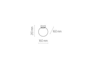 Lampa wisząca Meleca M 1xLED LP-2345/1P M Light Prestige