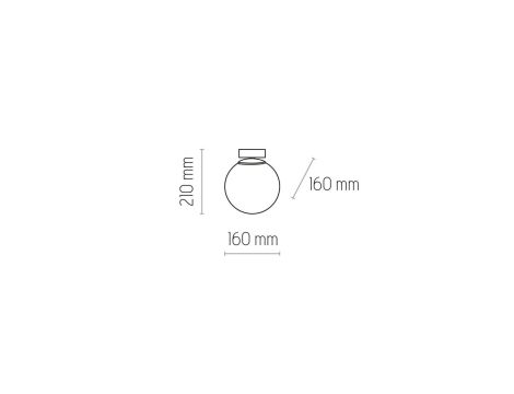 Lampa wisząca Meleca M 1xLED LP-2345/1P M Light Prestige