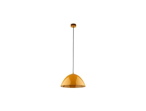 Lampa wisząca FARO w kolorze ochra z kloszem w kształcie kopuły Ø34 10263 TK Lighting