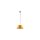 Lampa wisząca FARO w kolorze ochra z kloszem w kształcie kopuły Ø34 10263 TK Lighting