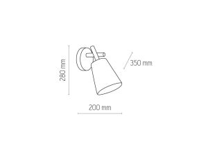 Spot TOKIO 2 biały LP-787/2WS WH Light Prestige