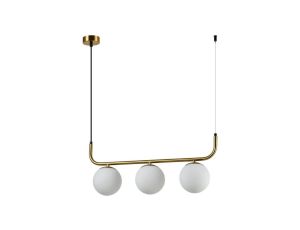 Lampa wisząca Alisa 3xE14 złota/biała LP-005/3L GD Light Prestige
