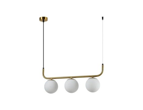 Lampa wisząca Alisa 3xE14 złota/biała LP-005/3L GD Light Prestige
