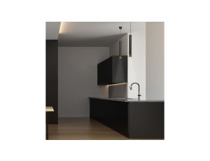Kinkiet ESTERA Black, szklany grafitowy klosz na G9 10255 TK Lighting