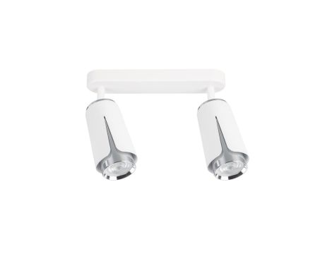 Lampa sufitowa FLOWER WHITE CHROME SPOT 2xGU10 ML0273 Milagro