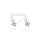 Lampa sufitowa FLOWER WHITE CHROME SPOT 2xGU10 ML0273 Milagro