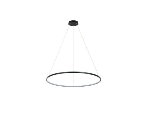 Lampa wisząca Ring duży CCT 1xLED czarny LP-909/1P L BK CCT Light Prestige