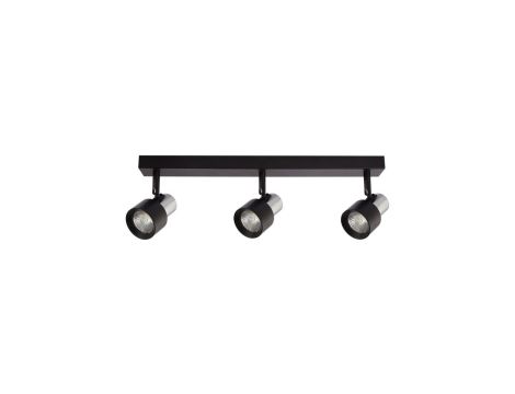 Lampa sufitowa Cino 3xGU10 Czarny + Chrom ML9949 Milagro