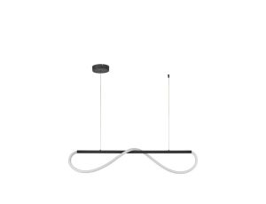 Lampa wisząca Meleca S 1xLED LP-2345/1P S BK Light Prestige