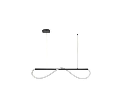 Lampa wisząca Meleca S 1xLED LP-2345/1P S BK Light Prestige