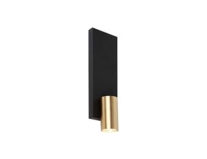 Kinkiet GENESIS WALL BLACK GOLD 1xGU10 ML0379 Milagro