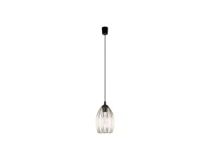 Lampa wisząca pojedyncza LIZA czarna, ze złotym kloszem z gwintem E27 6792 TK Lighting