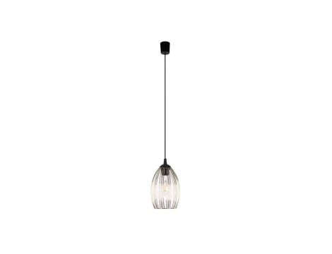Lampa wisząca pojedyncza LIZA czarna, ze złotym kloszem z gwintem E27 6792 TK Lighting