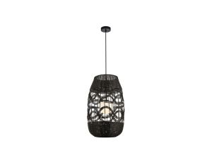 Lampa wisząca ARONA BLACK 1xG9 fi 400 ML0355 Milagro