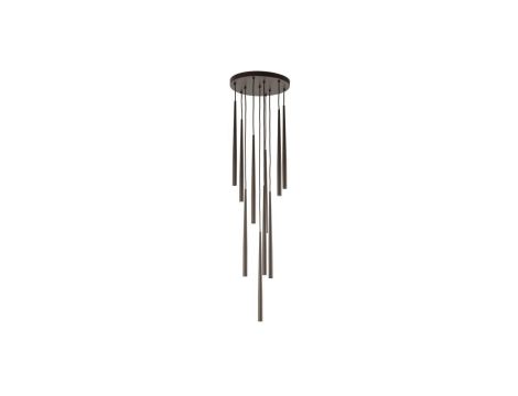 Lampa wisząca PIANO z kaskadowo zawieszonymi brązowymi kloszami 10110 TK Lighting