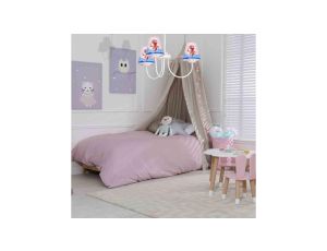 Potrójna lampa wisząca na okrągłej rozecie z kloszami-stożkami CONO MIX 6633 TK Lighting