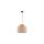 Lampa wisząca dwukolorowa o średnicy 38cm DUO JUTA ORANGE 1xE27 3227 TK Lighting