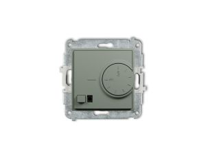 MINI Mechanizm elektronicznego regulatora temperatury z czujnikiem podpodłogowym szałwiowy 61MRT-1