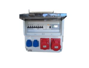 Rozdzielnia budowlana z licznikiem 1x16a 1x32a 2x230a