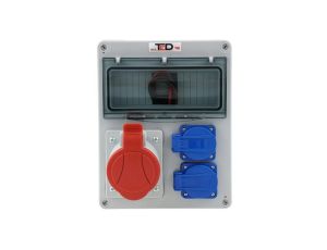 Rozdzielnica budowlana Jurata 32A/5P + 2Gs 230V 01.108