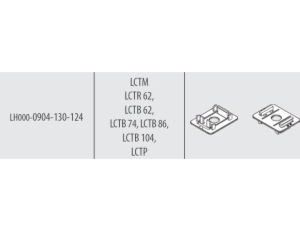Trzymacz na szynę DIN do prze.LCTB62-104 Uchwyty do montażu przekładników na szynę DIN 35 mm LH000-0904-130-124