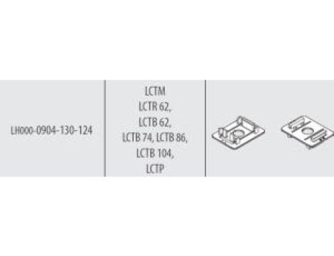 Trzymacz na szynę DIN do prze.LCTB62-104 Uchwyty do montażu przekładników na szynę DIN 35 mm LH000-0904-130-124