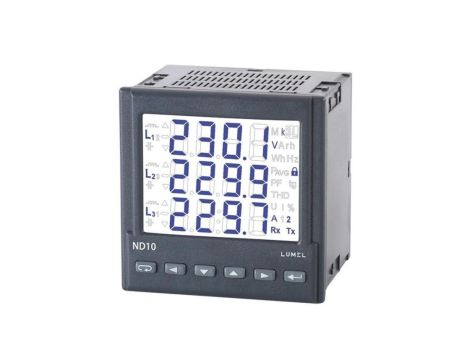 Miernik sieci 3-fazowej ND10 2:wej.I 5A(X/5) ND10 21100P1