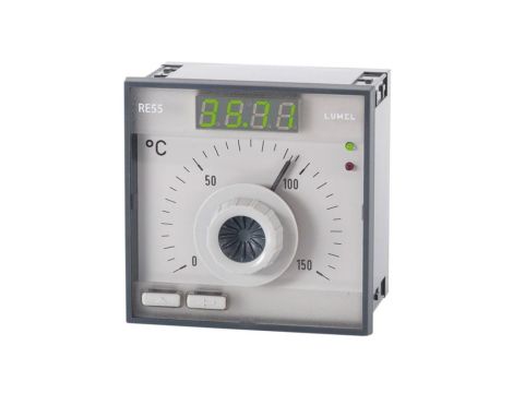 Regulator analogowy nastawa Pt100 0-400st.C regulator załącz-wyłącz wyjście przekaźnikowe bez atestu KJ RE55 0511000