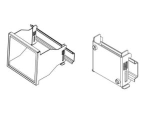 Adapter na szynę otwór 92x92mm wykonanie standardowe ATS 100