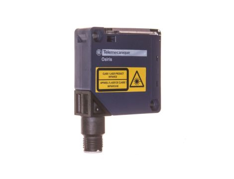 Czujnik laserowy 1m 50x50mm 12-24V DC PNP/NPN 1Z/1R M12 4-piny odbiciowy XUK8AKSNM12