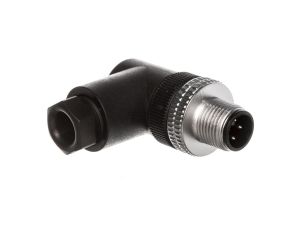 Złącze męskie M12 kątowe 4-pinowe dławica Pg7 metal XZCC12MCM40B