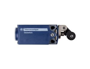 Wyłącznik krańcowy 1R 1Z migowy tworzywo trzpień z rolką z ramieniem XCKP2121G11