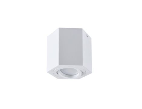 Oprawa natynkowa sufitowa Hexagon GU10 LED ruchoma SPOT biała