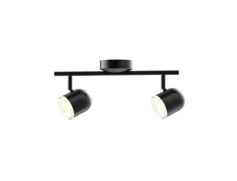 Lampa sufitowo-ścienna ruchoma regulowana 8,4W LED RAWI 2 czarny 3000K GOLDLUX (Polux)
