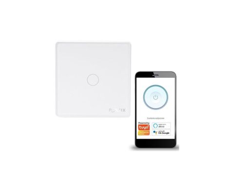 WYŁĄCZNIK Dotykowy Jednobiegunowy WIFI Smart max 800W 230V Tuya Goldlux