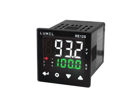 Regulator temperatury 3 wyjścia, wejście uniwersalne RE12S