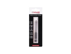 Wiertło do szkła gresu ceramiki glazury 4mm otwornica HEX Schmith