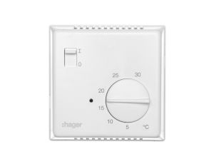 Termostat 230V 10A 5-30C IP30 biały EK051