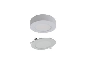 Oprawa downlight CCT 2w1 z ramka 6W 540lm IP20 okrągły biały EC61079