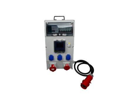 Rozdzielnica budowlana eXT 32A 16A 3x230V + Janitza Energiemessgerät UMG 96-PA-MID+ EEG 6047