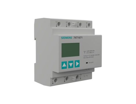 Cyfrowy wskaźnik panelowy mocy LCD 3-fazowy MID Siemens 3657